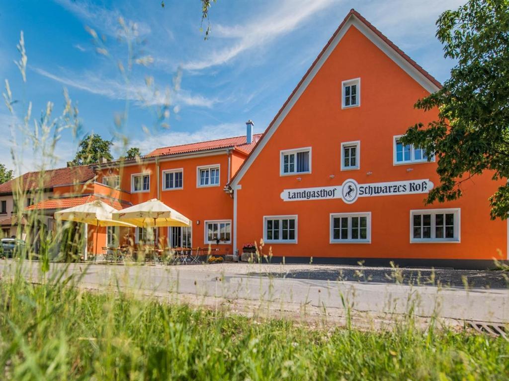 Landgasthof Schwarzes Ross Ansbach Buitenkant foto